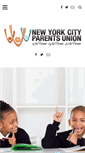 Mobile Screenshot of nycparentsunion.org